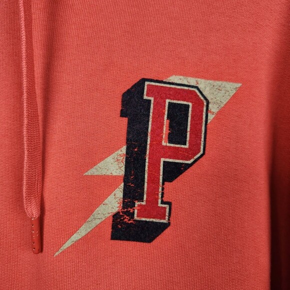 PUMA X JUNE AMBROSE Red High Court Hope Oversized Poncho Hoodie SIZE LARGE - Picture 6 of 16